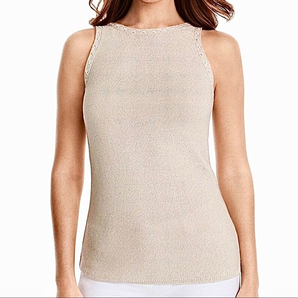 White House Black Market Sleeveless Sweater